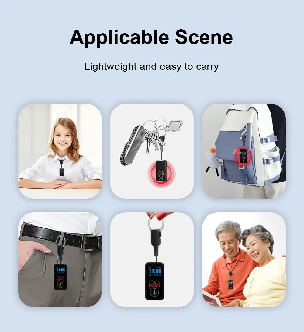 4G GPS Emergency Pendant