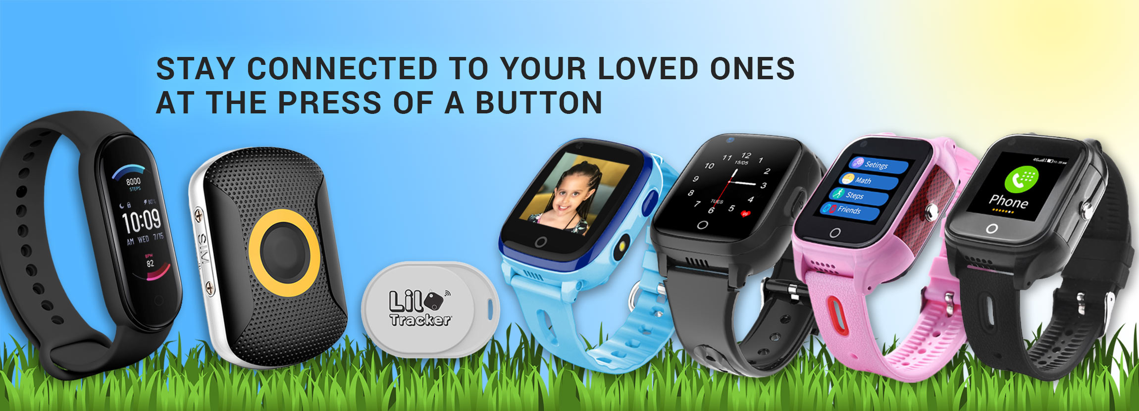 Lil Tracker GPS smartwatches, pendants and GPS tracker watches for kids and seniors
