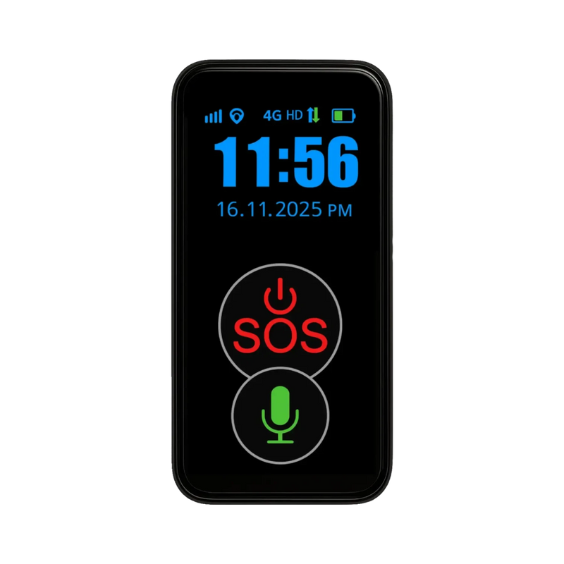 Lil Tracker 4G GPS Emergency Pendant with Screen